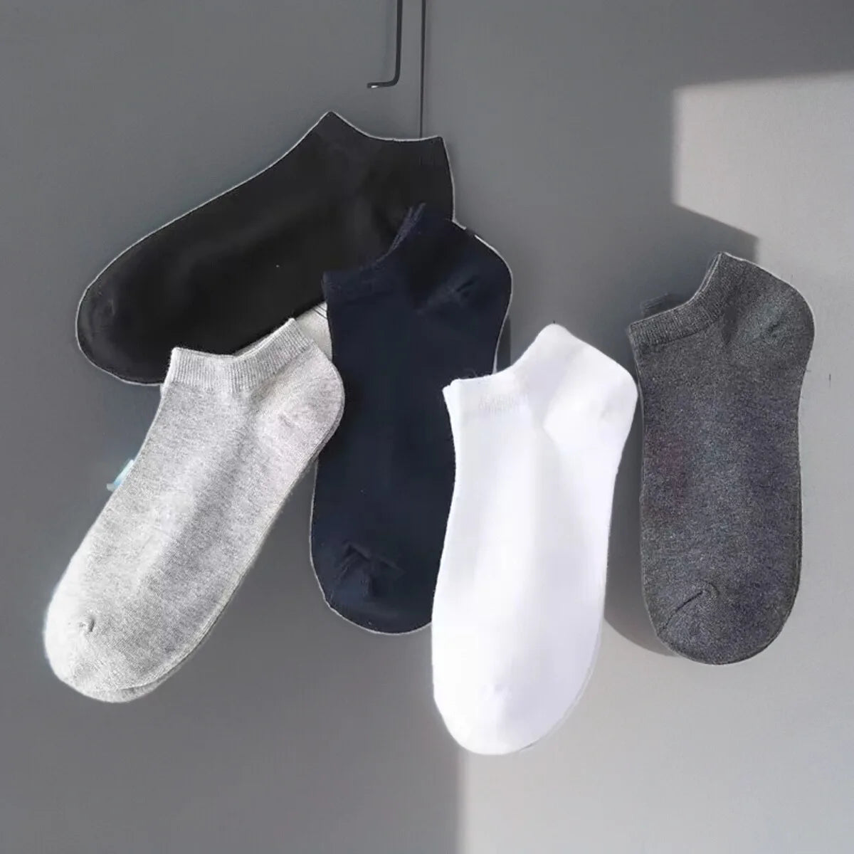 10 Pairs Fuzzy Print Socks Cute & Lightweight Invisible Socks Women's