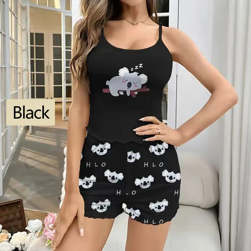 Women Pajamas Sleepwear 2 pcs