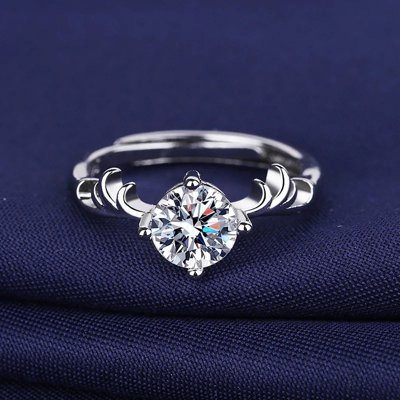 New Ring Heart 925 sterling silver Belle Ring CZ zircon Fit original Ring