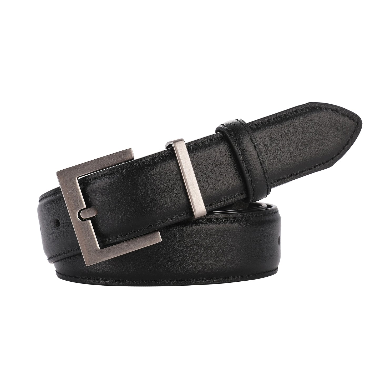 Luxury Double Genuine Leather Belt for Women Jeans Casual