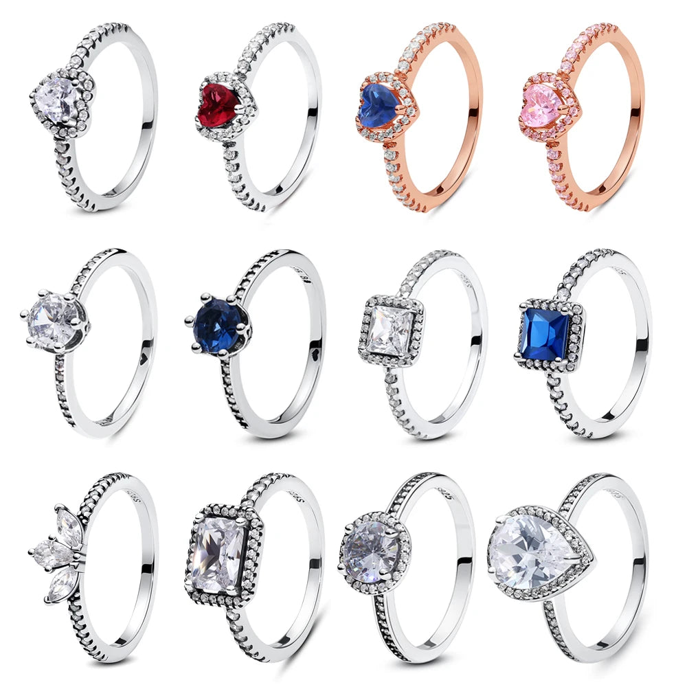 Original 925 Sterling Silver Rings For Women