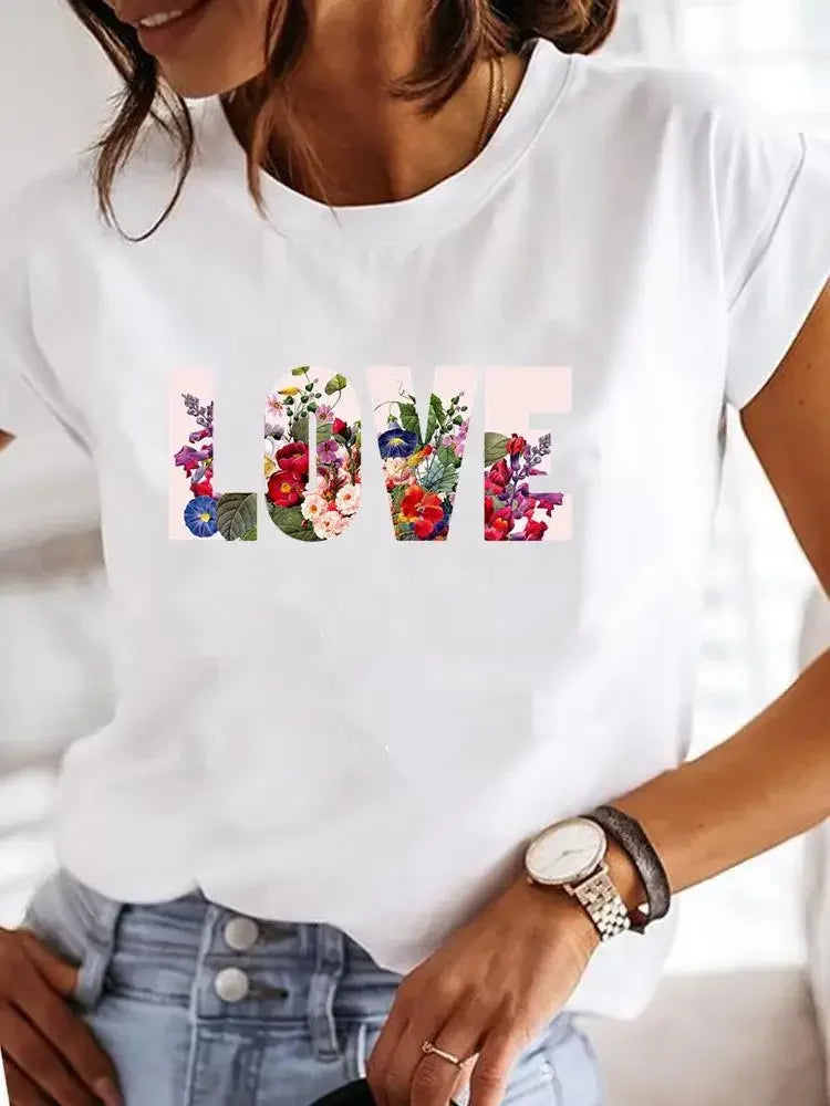 Short Sleeve Casual Ladies Fashion