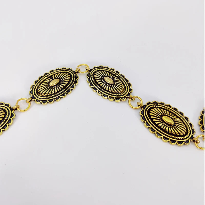 Ethnic style waist chain accessories belt women's dress