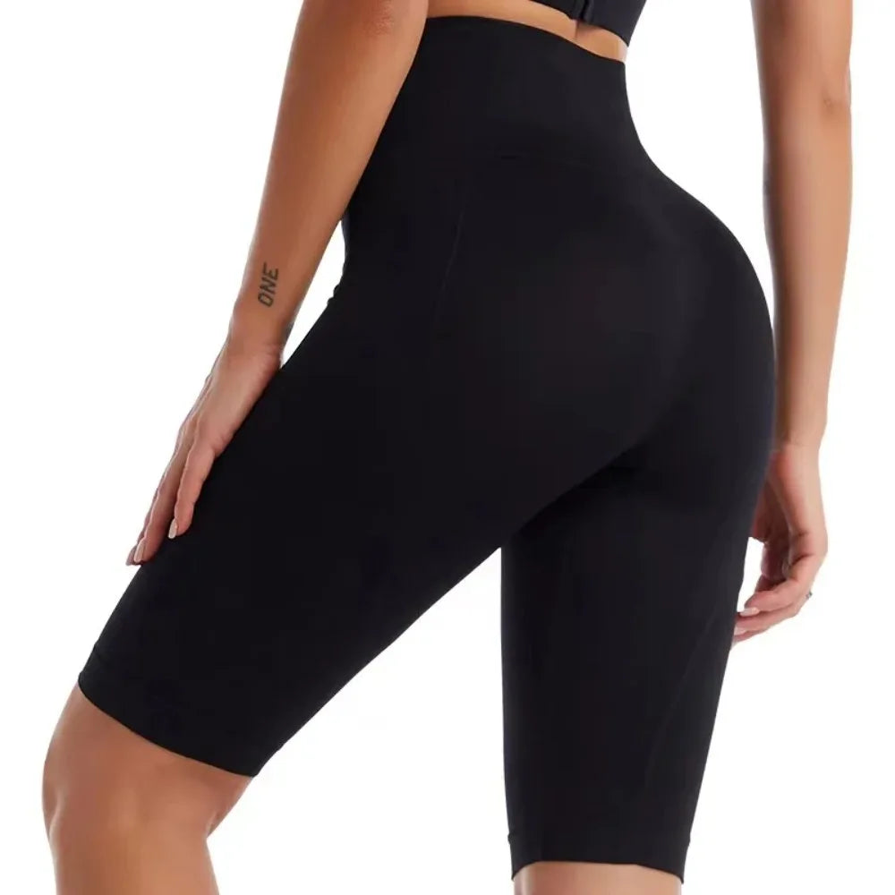 High Waist Sports Biker Shorts Women