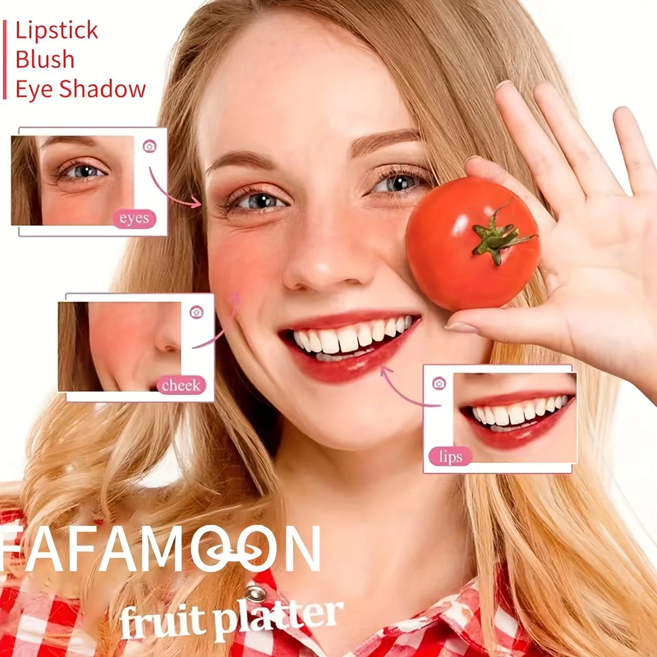 4 color Fruity Lip Tint Water Gloss Tint