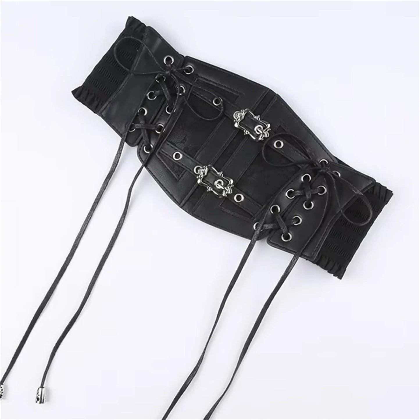 Lace Elastic Retro Pin Buckle Ladies's -size Belts