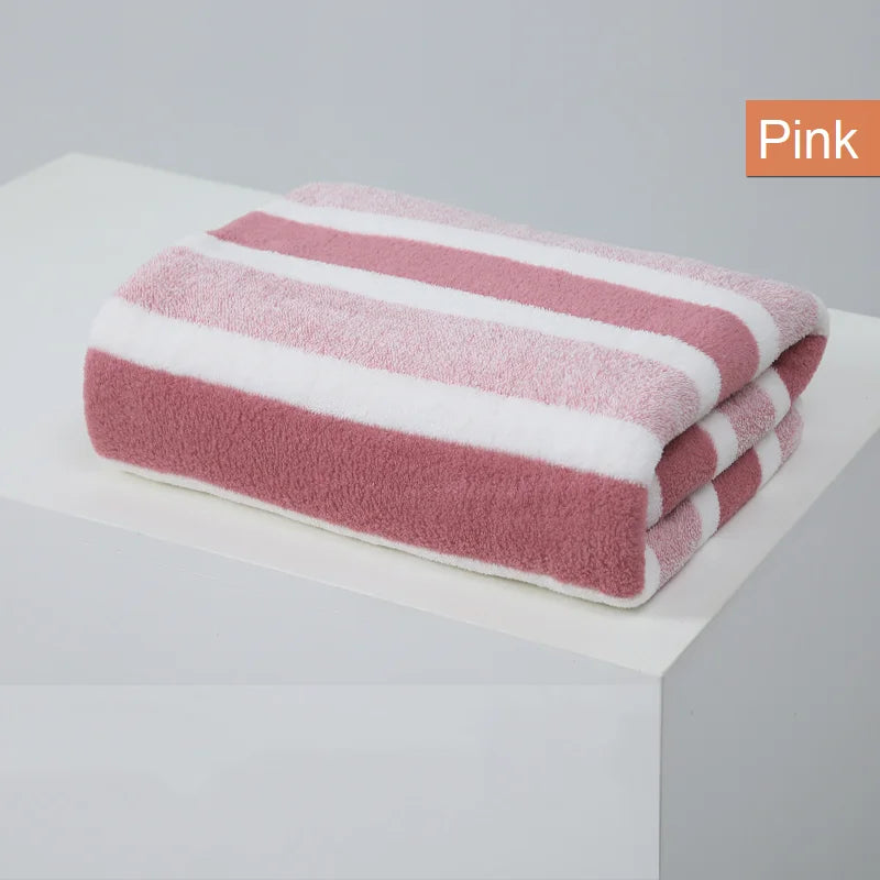 1 Pc Thickened Absorbent Bath Towel Soft Face Towel for Home