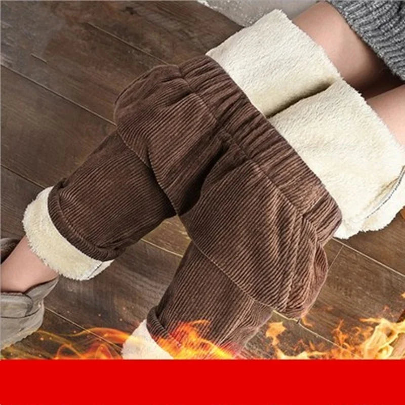 Casua Corduroy Warm Pants for Women