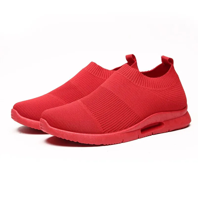 Womens Light Running Shoes Jogging Shoes Breathable Women Sneakers Slip On Loafer Shoe Momens Casual Shoes Unisex Sock Shoes