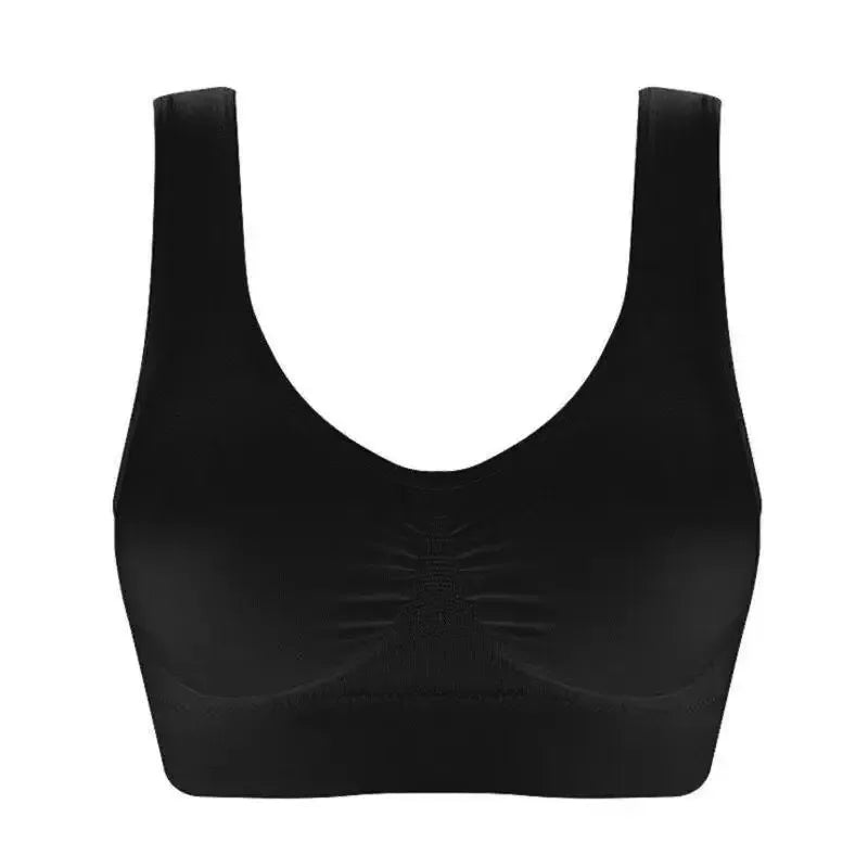 1 Piece Contrast Lace Wireless Bra, Comfy & Elegant