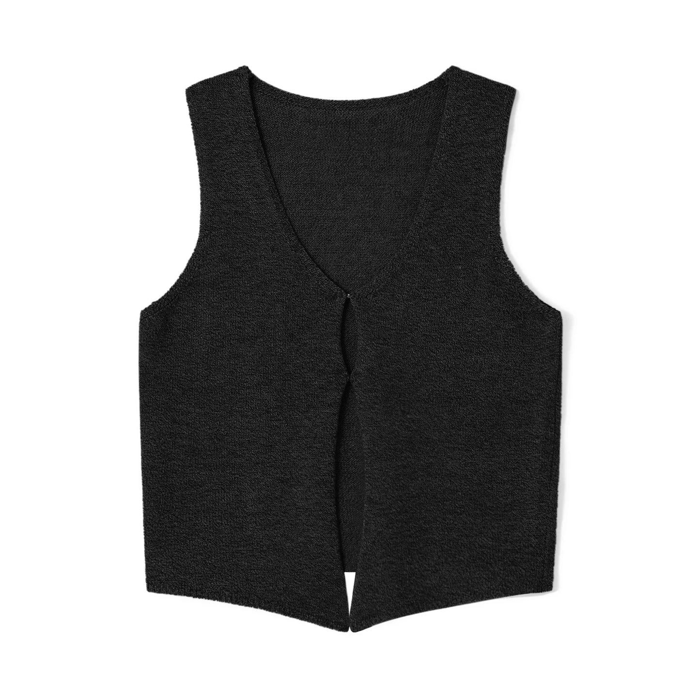 Sweater Knitwear Vest Fitted Sleeveless