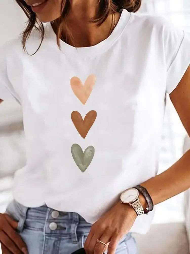 Short Sleeve Casual Ladies Fashion