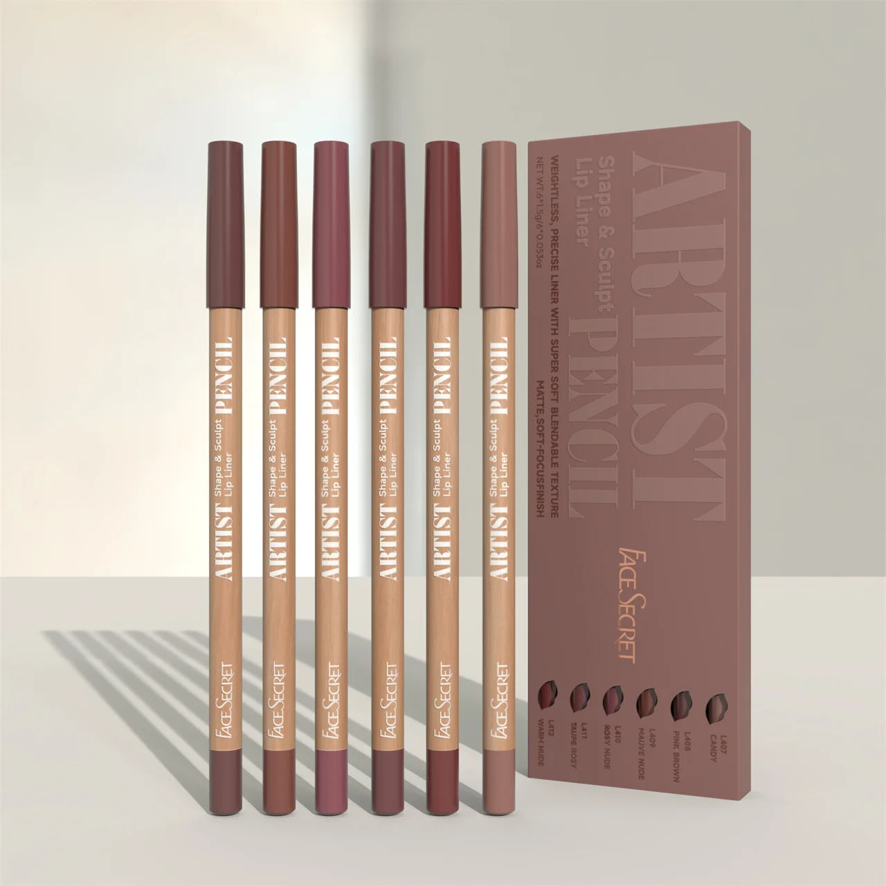 Sculpt Lip Liner Pencil Set