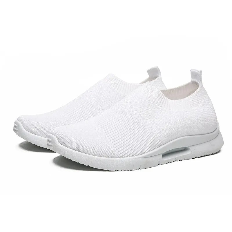 Womens Light Running Shoes Jogging Shoes Breathable Women Sneakers Slip On Loafer Shoe Momens Casual Shoes Unisex Sock Shoes