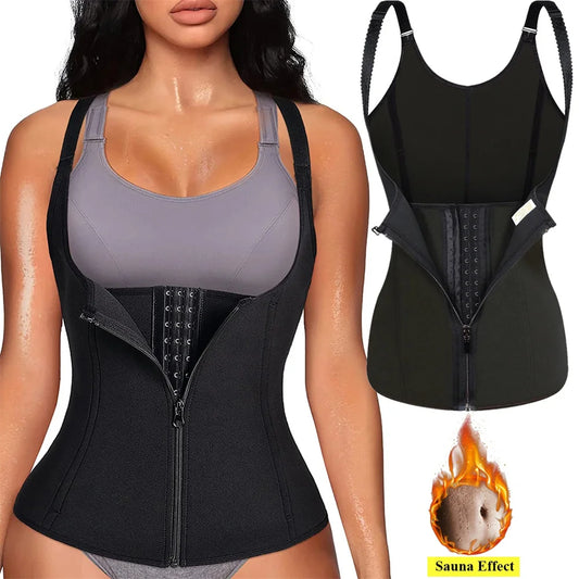 Waist Trainer Tank Top-Activewear Body Shaping Underwear