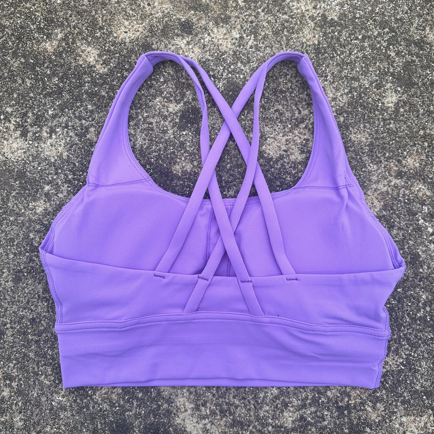 Solid Color Fitness sport Bra Women Cross soft high