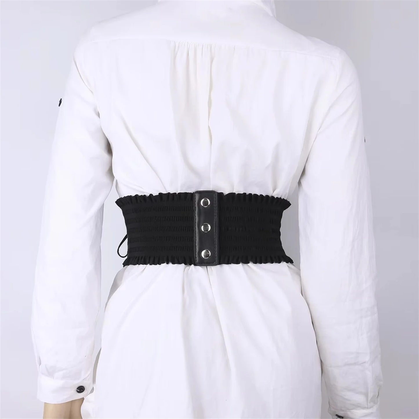 Lace Elastic Retro Pin Buckle Ladies's -size Belts