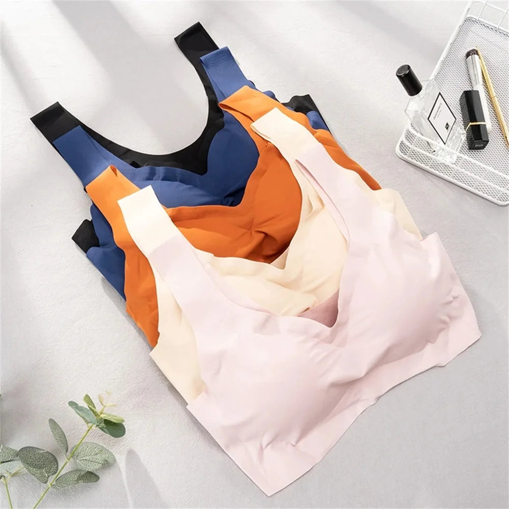 Ice Silk Bra Seamless Vest Bras Women