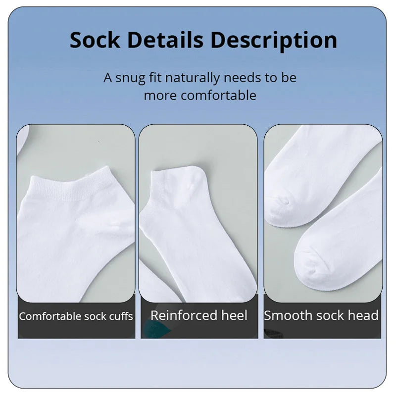 5/10/20/30 Pairs Women Boat Socks