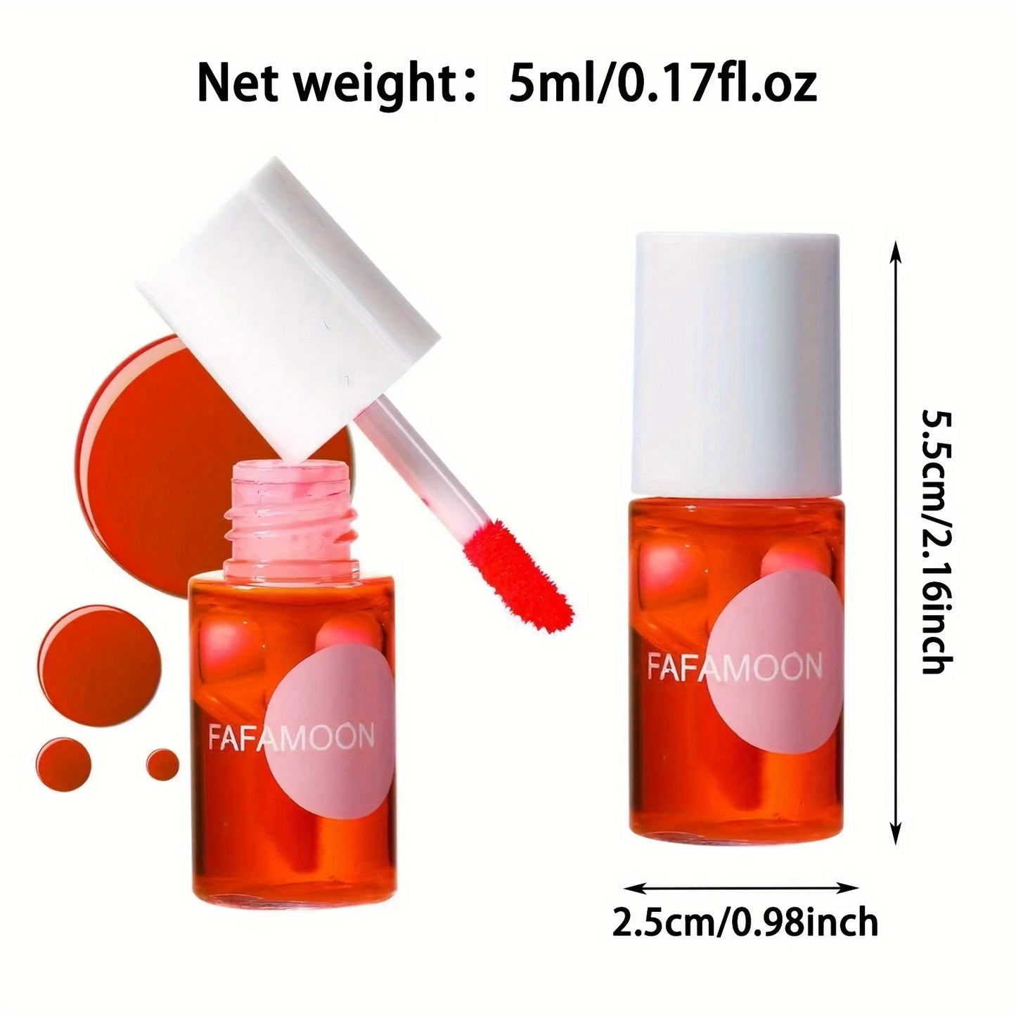 4 color Fruity Lip Tint Water Gloss Tint