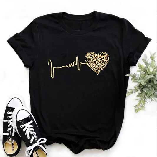 T-Shirt Women Summer Causal Clothing Womens