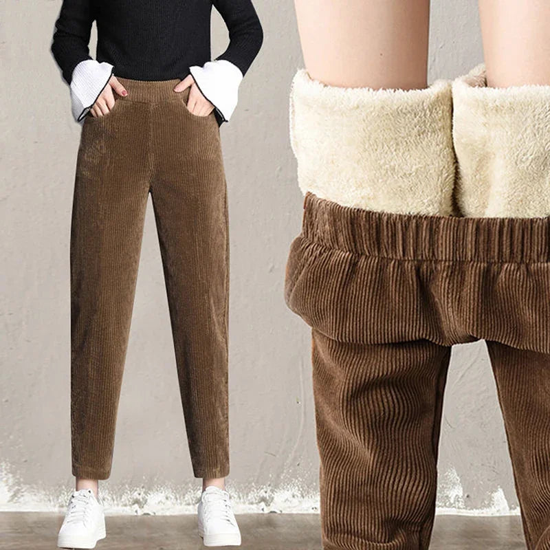 Casua Corduroy Warm Pants for Women