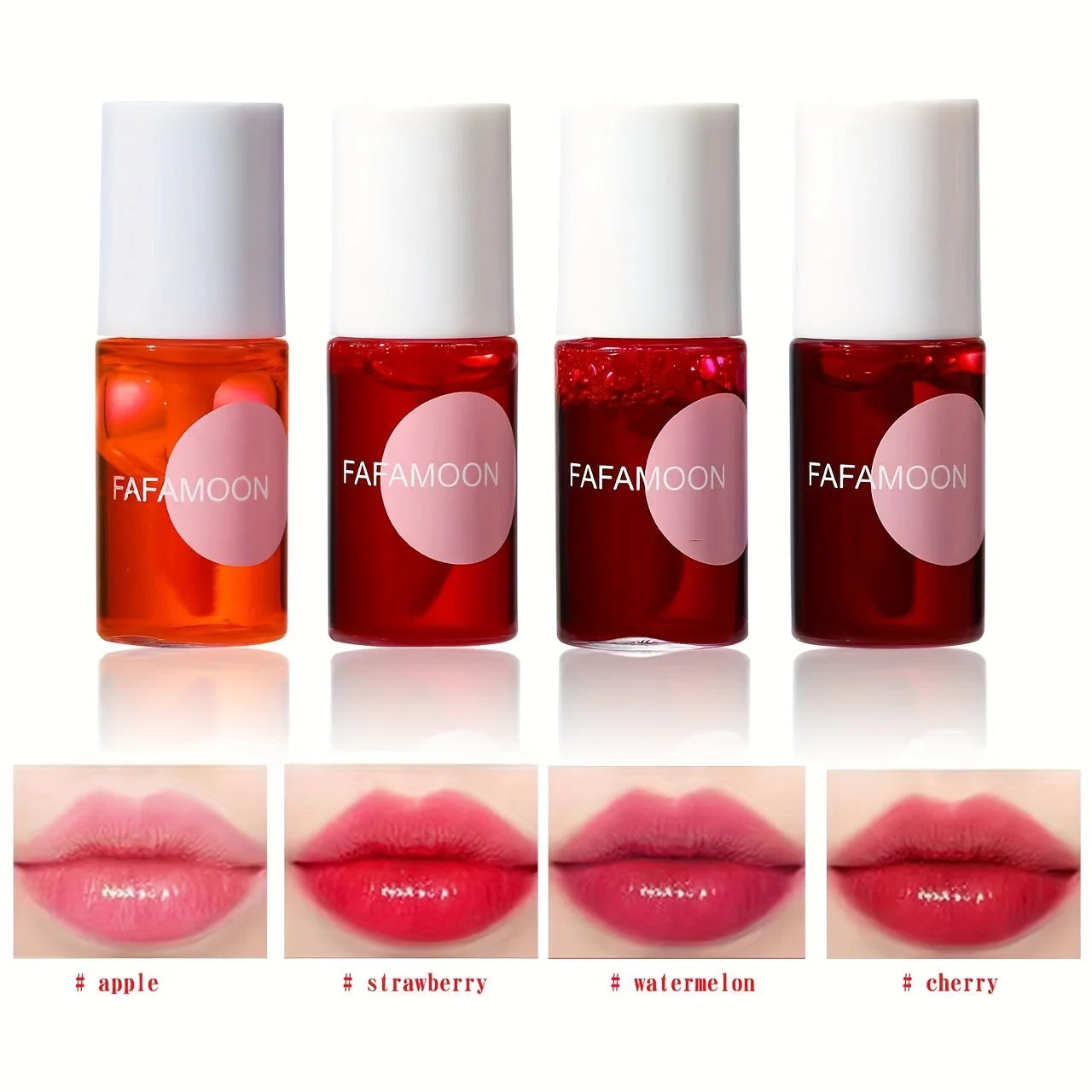 4 color Fruity Lip Tint Water Gloss Tint