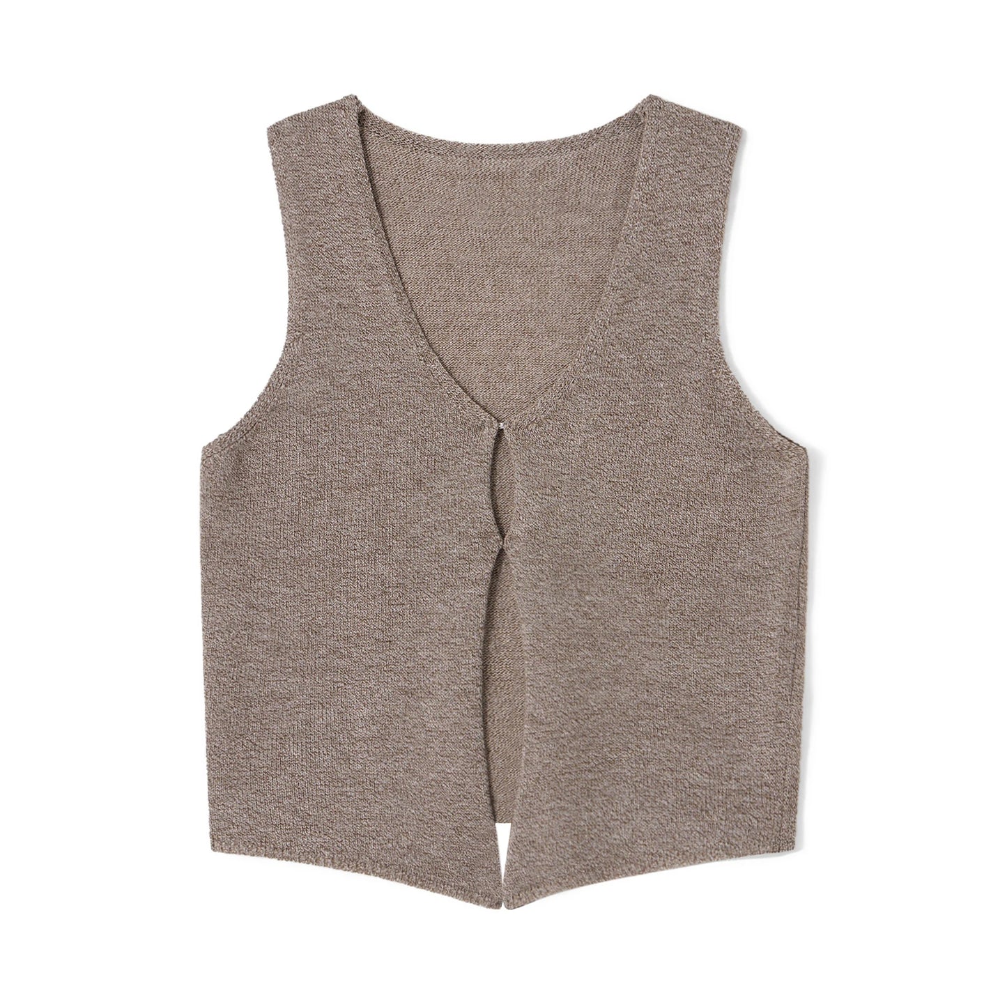 Sweater Knitwear Vest Fitted Sleeveless