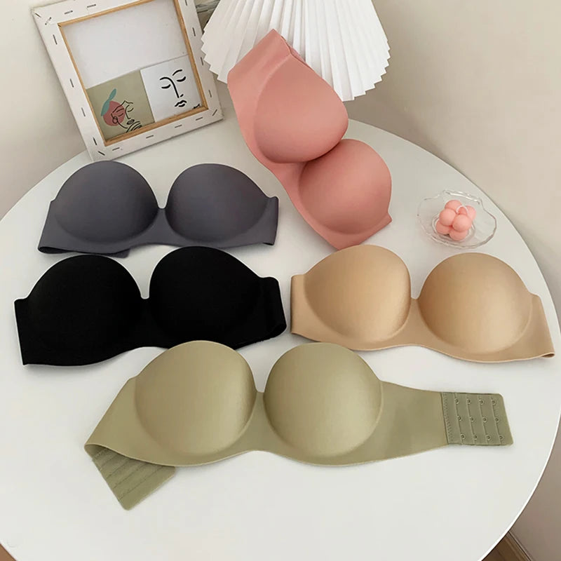 Sexy Strapless Bras Women Wireless Bralette Soft