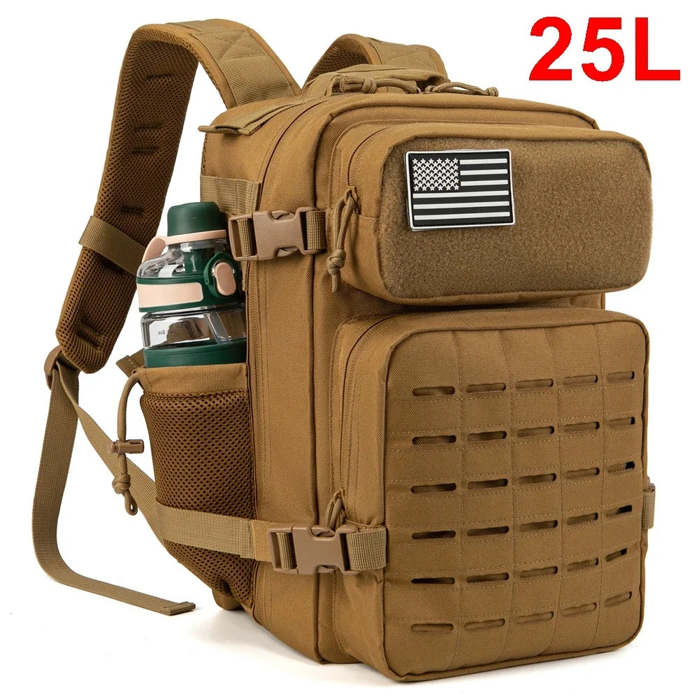 QT&QY Tactical 25L/45L Backpack for Outdoor Adventures