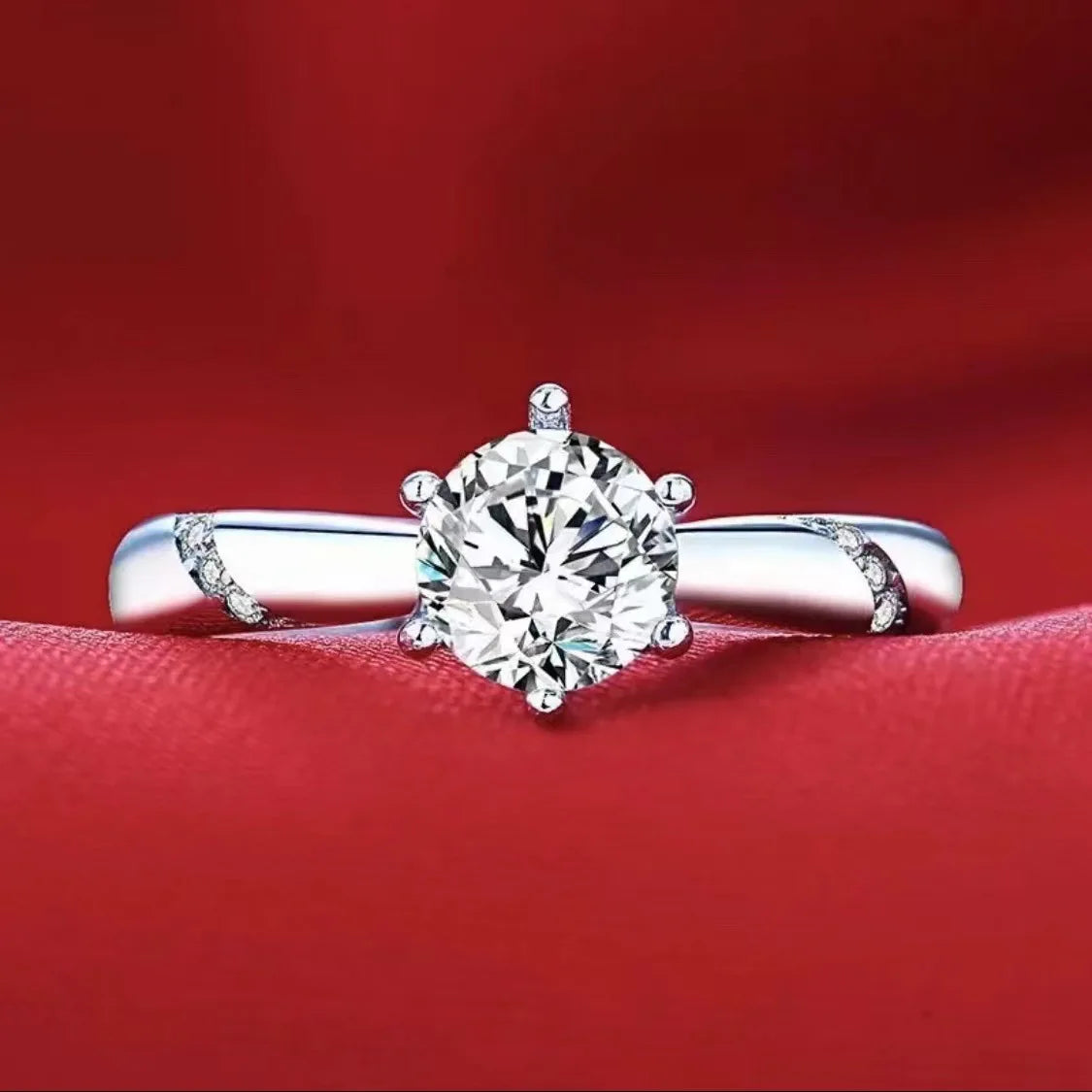 New Ring Heart 925 sterling silver Belle Ring CZ zircon Fit original Ring