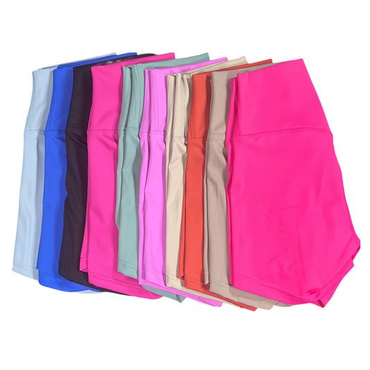 Women's Sports Yoga Shorts with High Waist