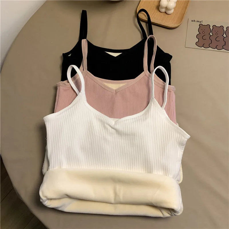 Women Winter Warm Underwear Solid Color