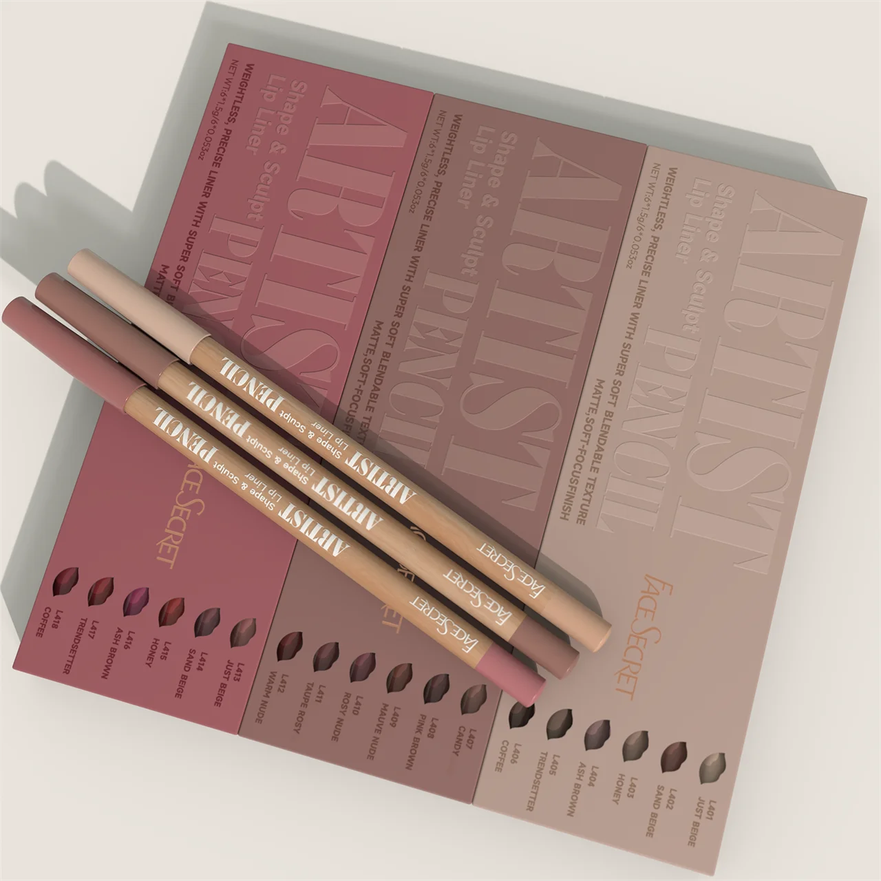 Sculpt Lip Liner Pencil Set