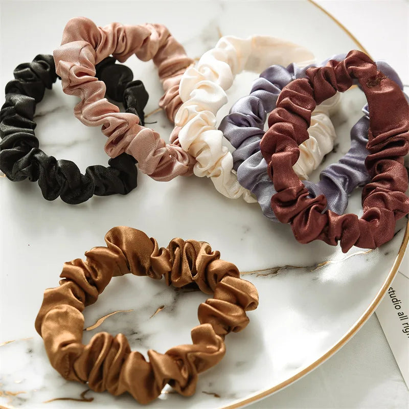 6Pcs Elegant Hair Scrunchies Women Hair Accessories