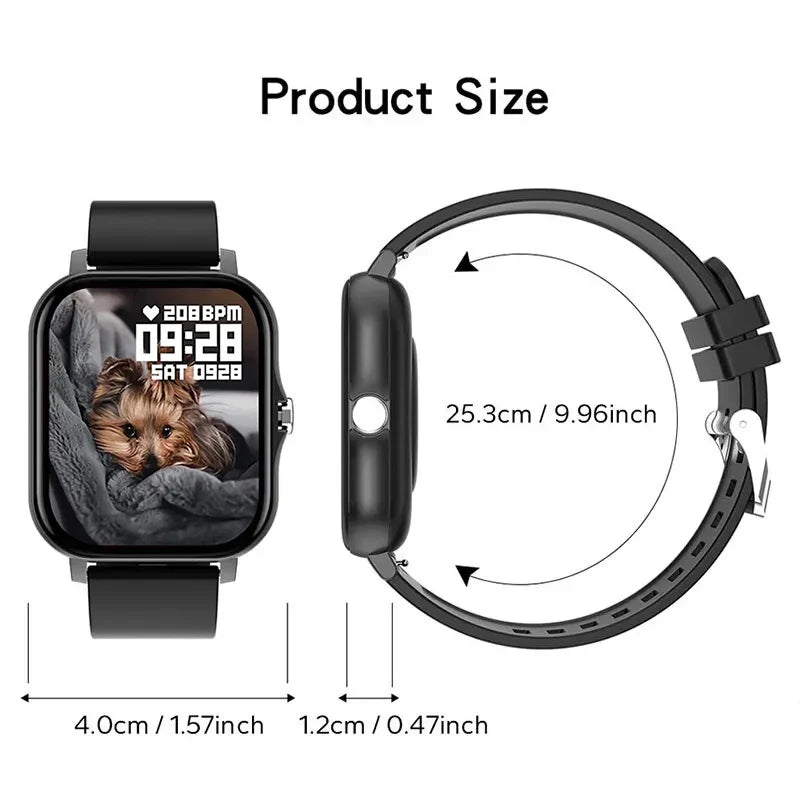 New SmartWatch 1.83" Big Color Screen Full Touch Custom Dial Smart Watch Bluetooth