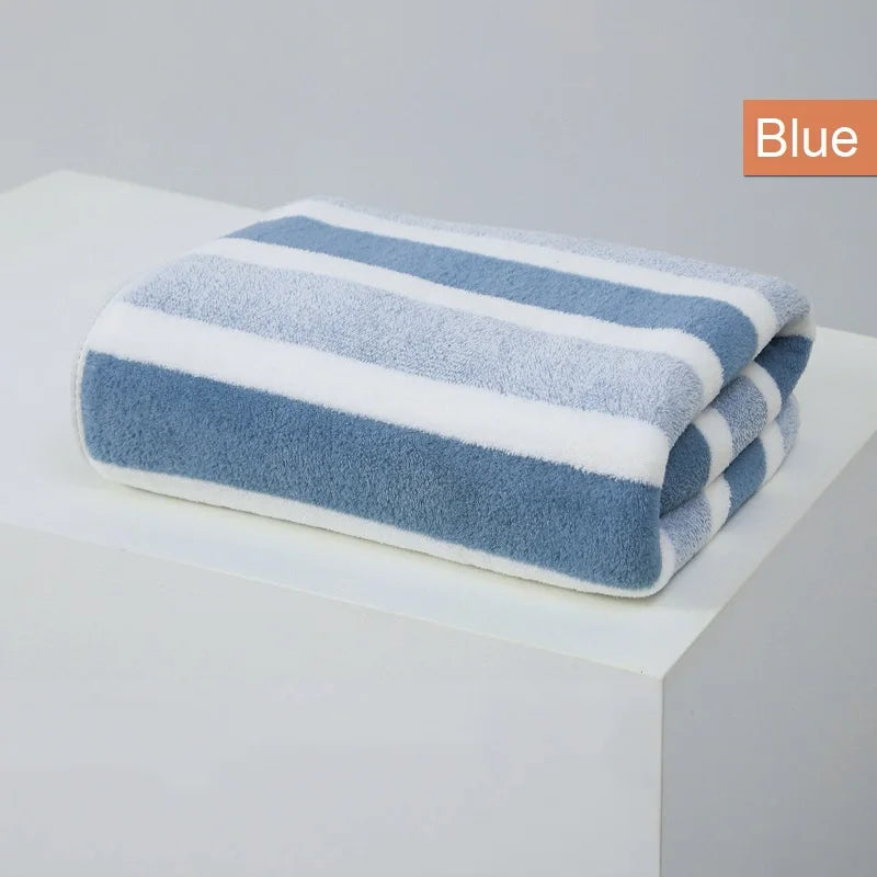 1 Pc Thickened Absorbent Bath Towel Soft Face Towel for Home