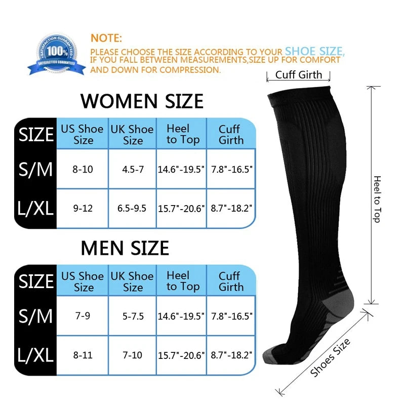 Women Hiking Running Elastic Socks Sports Socks