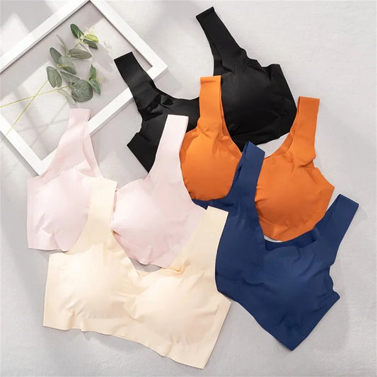 Ice Silk Bra Seamless Vest Bras Women