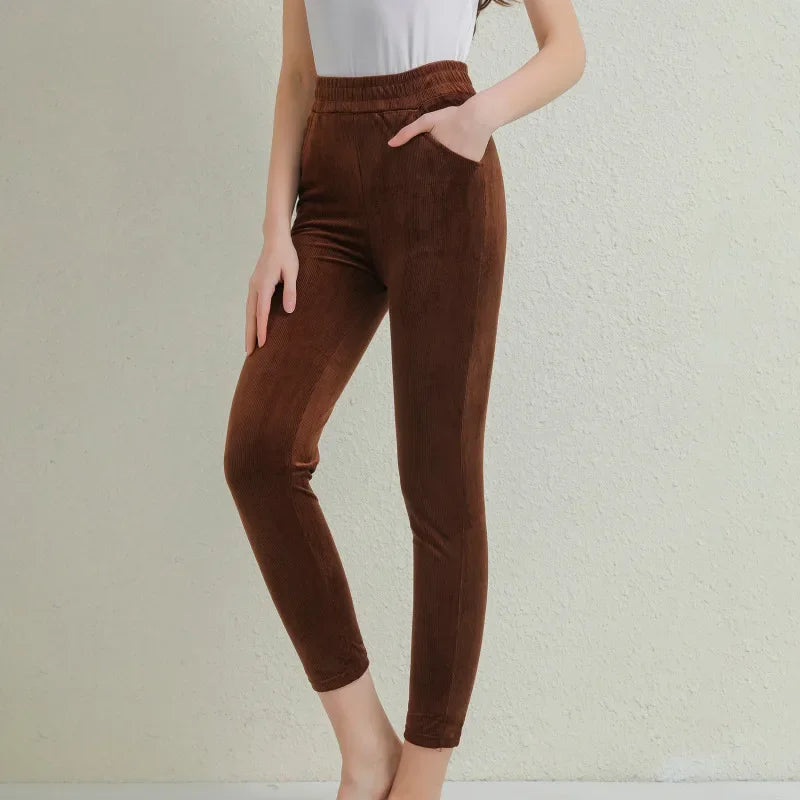 Casua Corduroy Warm Pants for Women