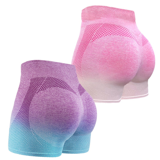 Gradient Seamless Sport Bike Shorts Women's