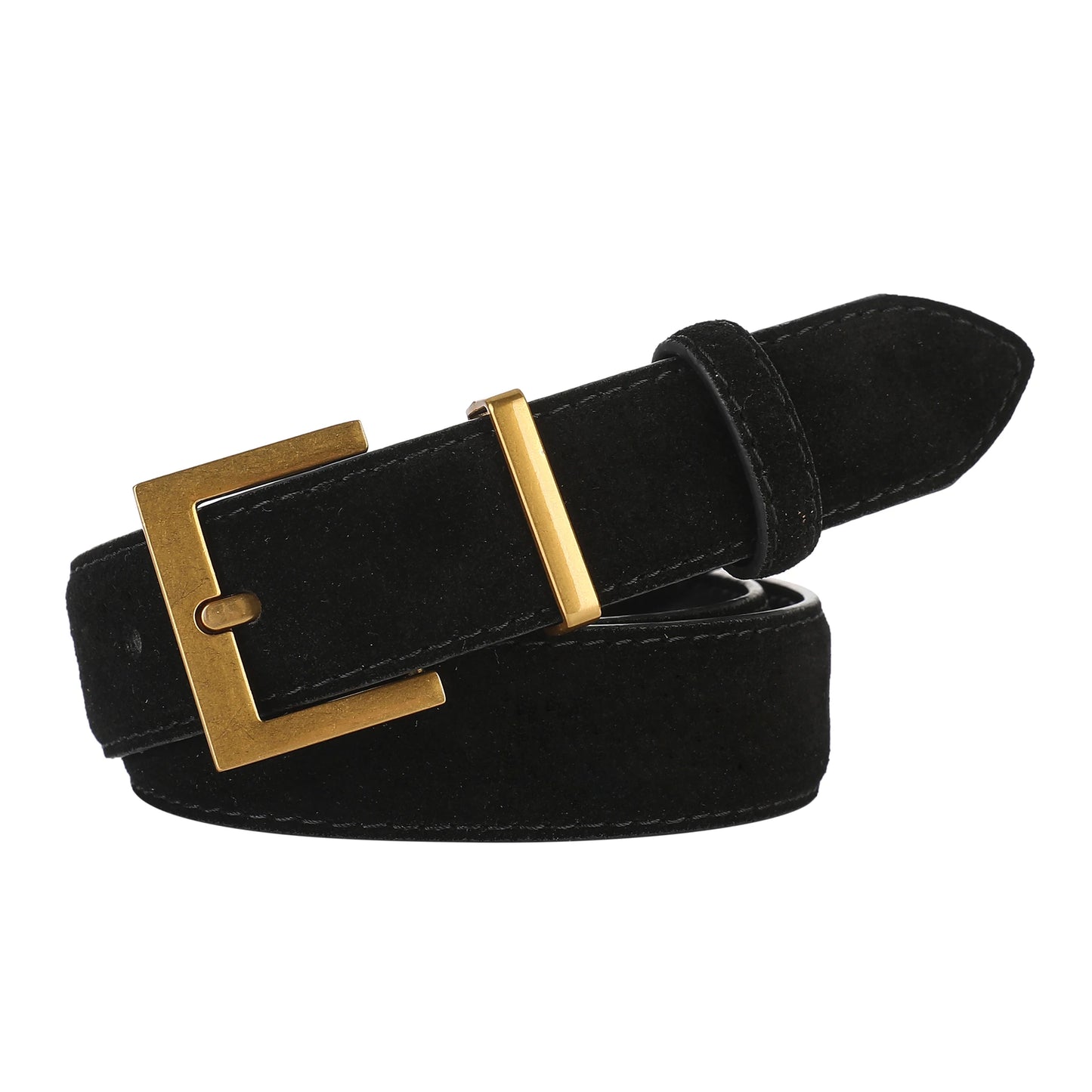 Luxury Double Genuine Leather Belt for Women Jeans Casual