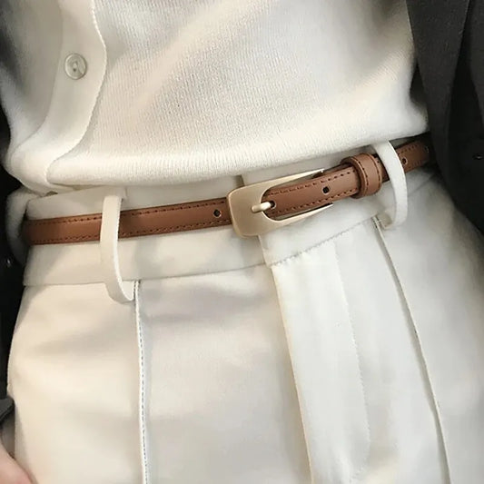 Women's Belt Minimalist Trendy Thin Belt