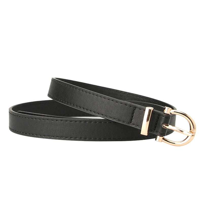 Leather Female Belt Strap Black Brown Green Women Belts