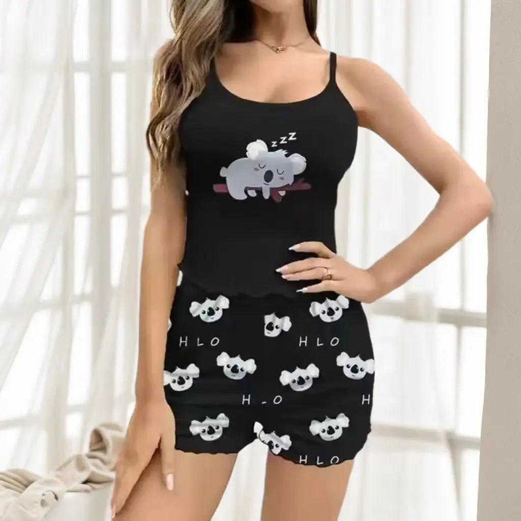 Women Pajamas Sleepwear 2 pcs