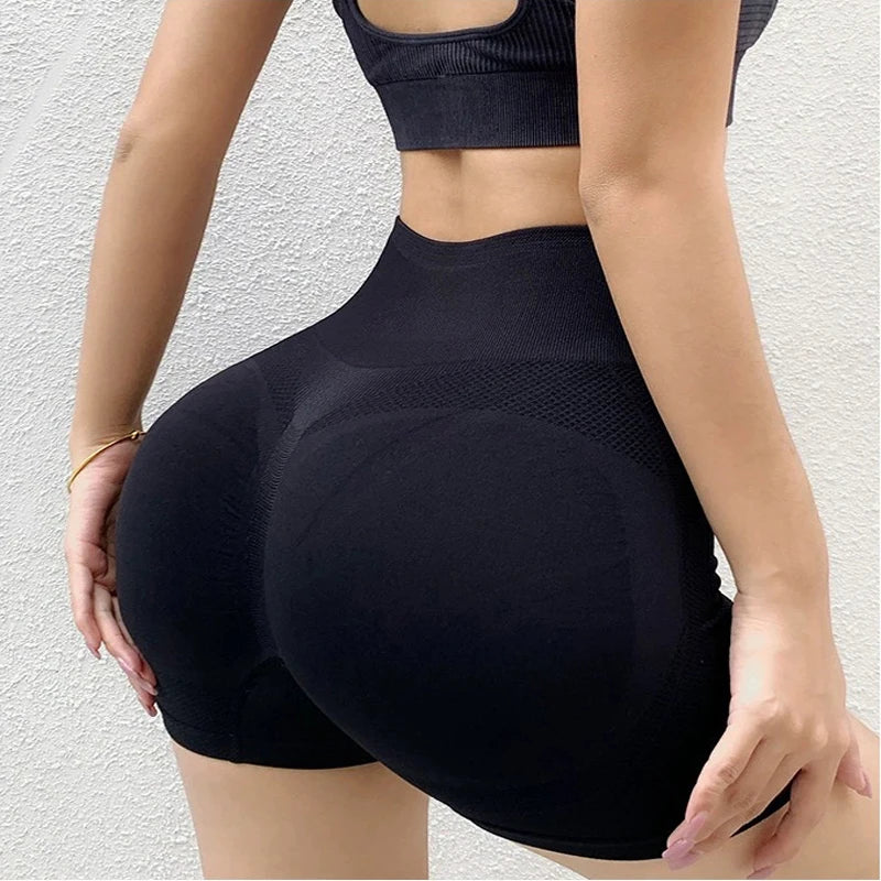 Women Yoga Shorts High Waist Workout Shorts