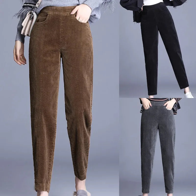 Casua Corduroy Warm Pants for Women