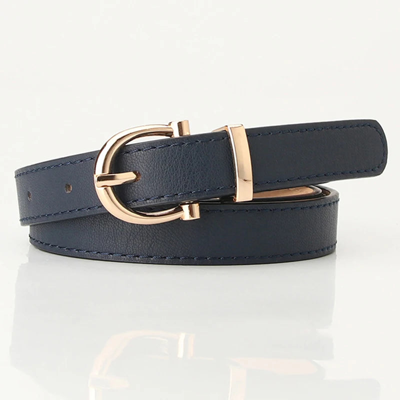 Leather Female Belt Strap Black Brown Green Women Belts