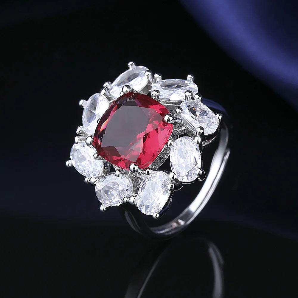 New Ring Heart 925 sterling silver Belle Ring CZ zircon Fit original Ring