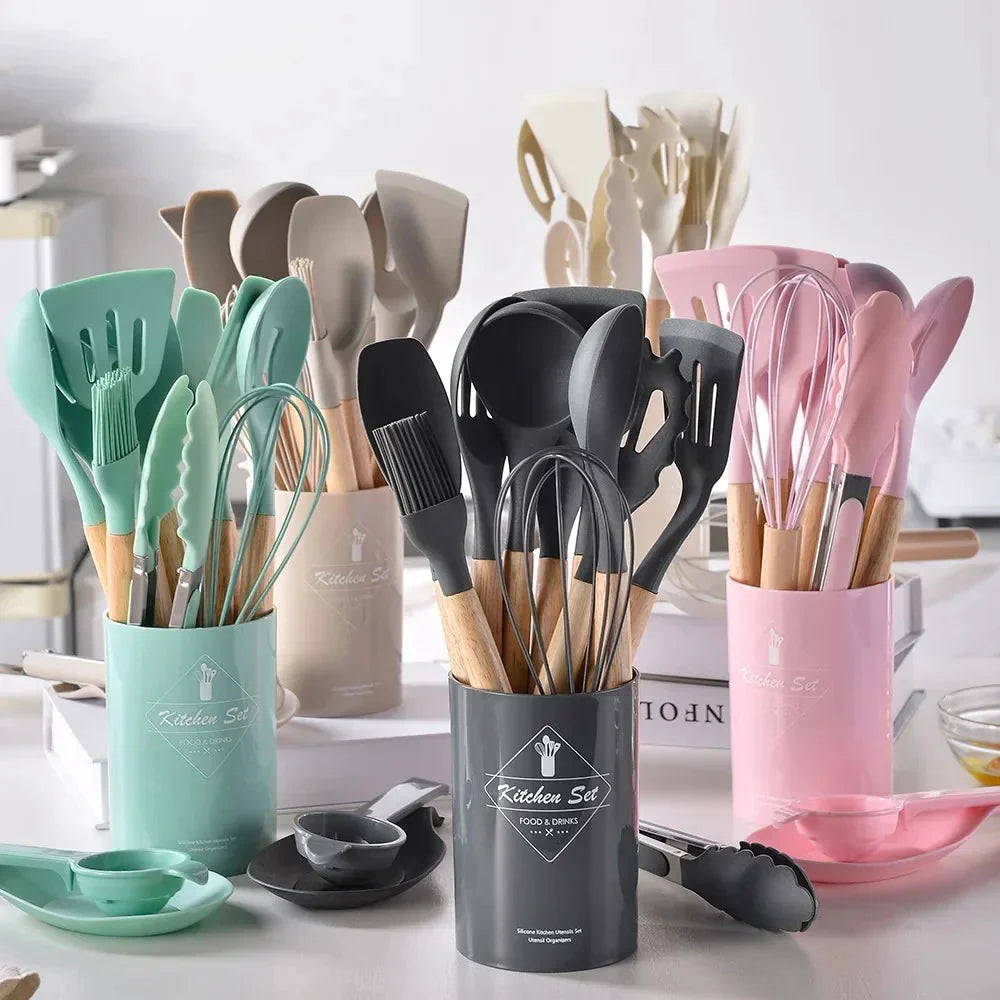 Silicone Kitchen Tools Set